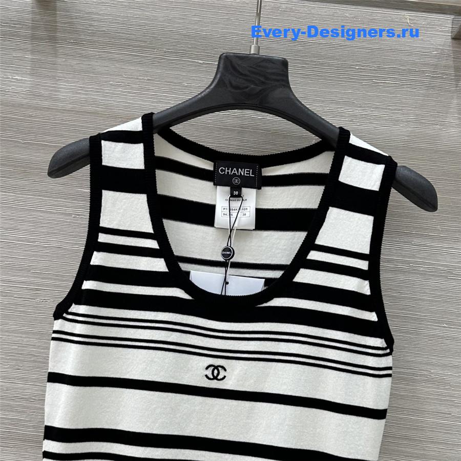 Ch**el striped knit vest