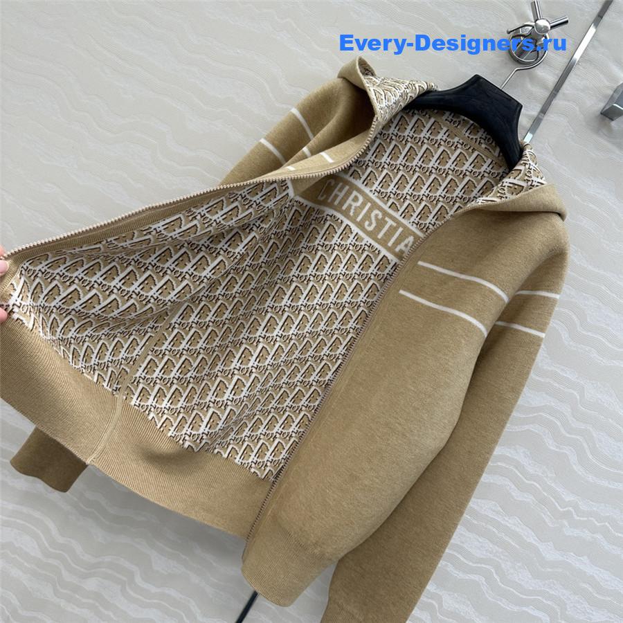 D10r cashmere zip hoodie