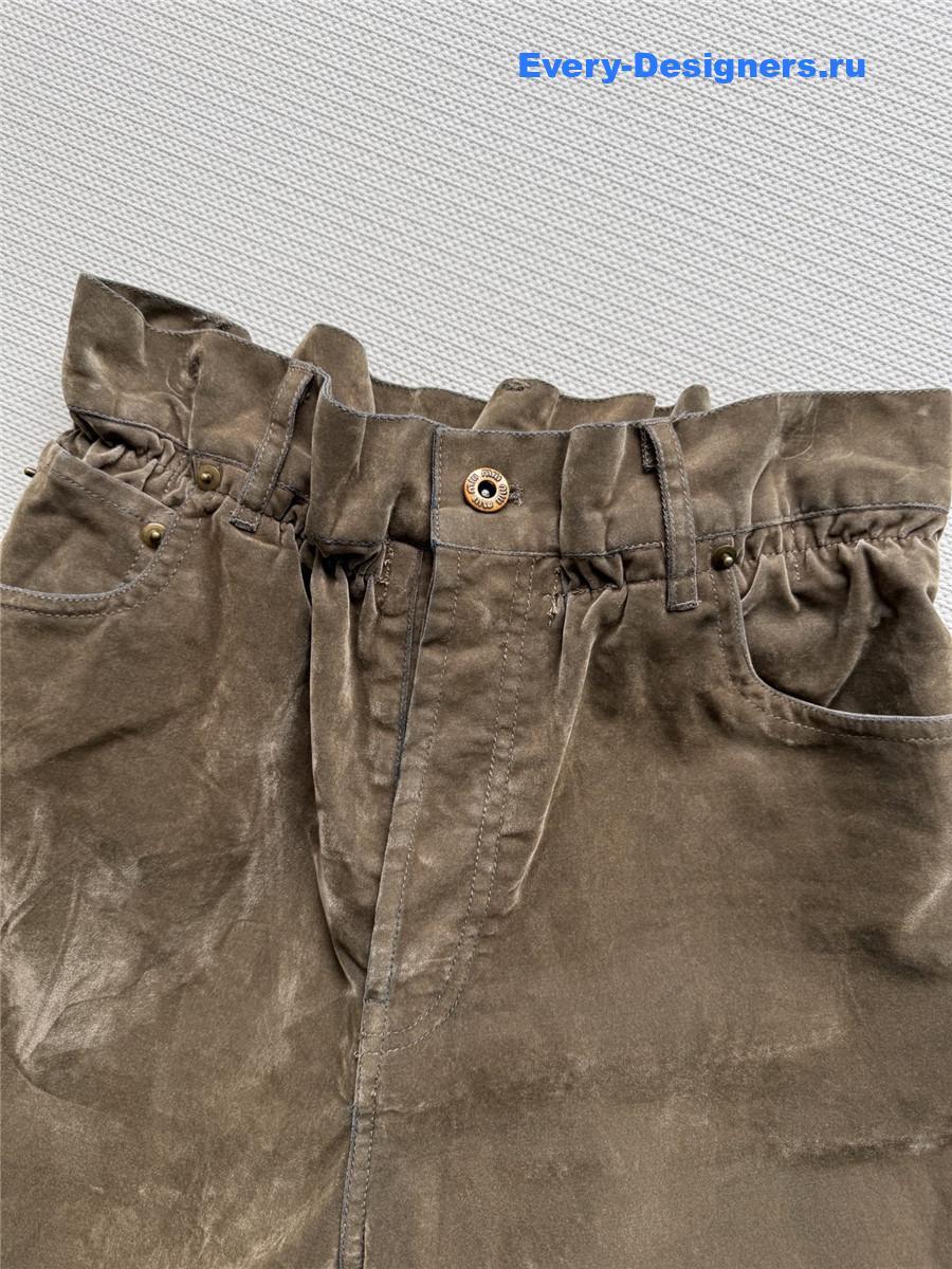 Miu Miu Brown Velvet Jeans