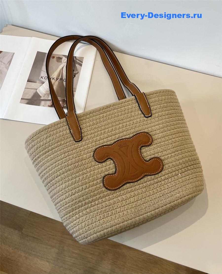 Ce1i*e straw raffia bag