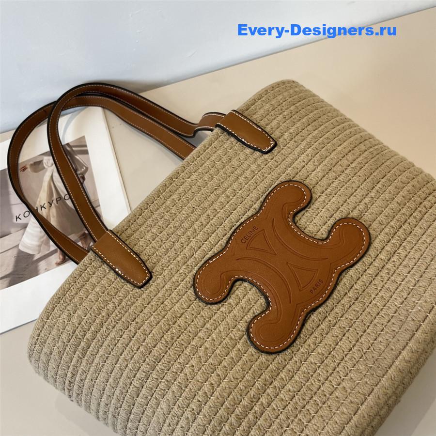 Ce1i*e straw raffia bag