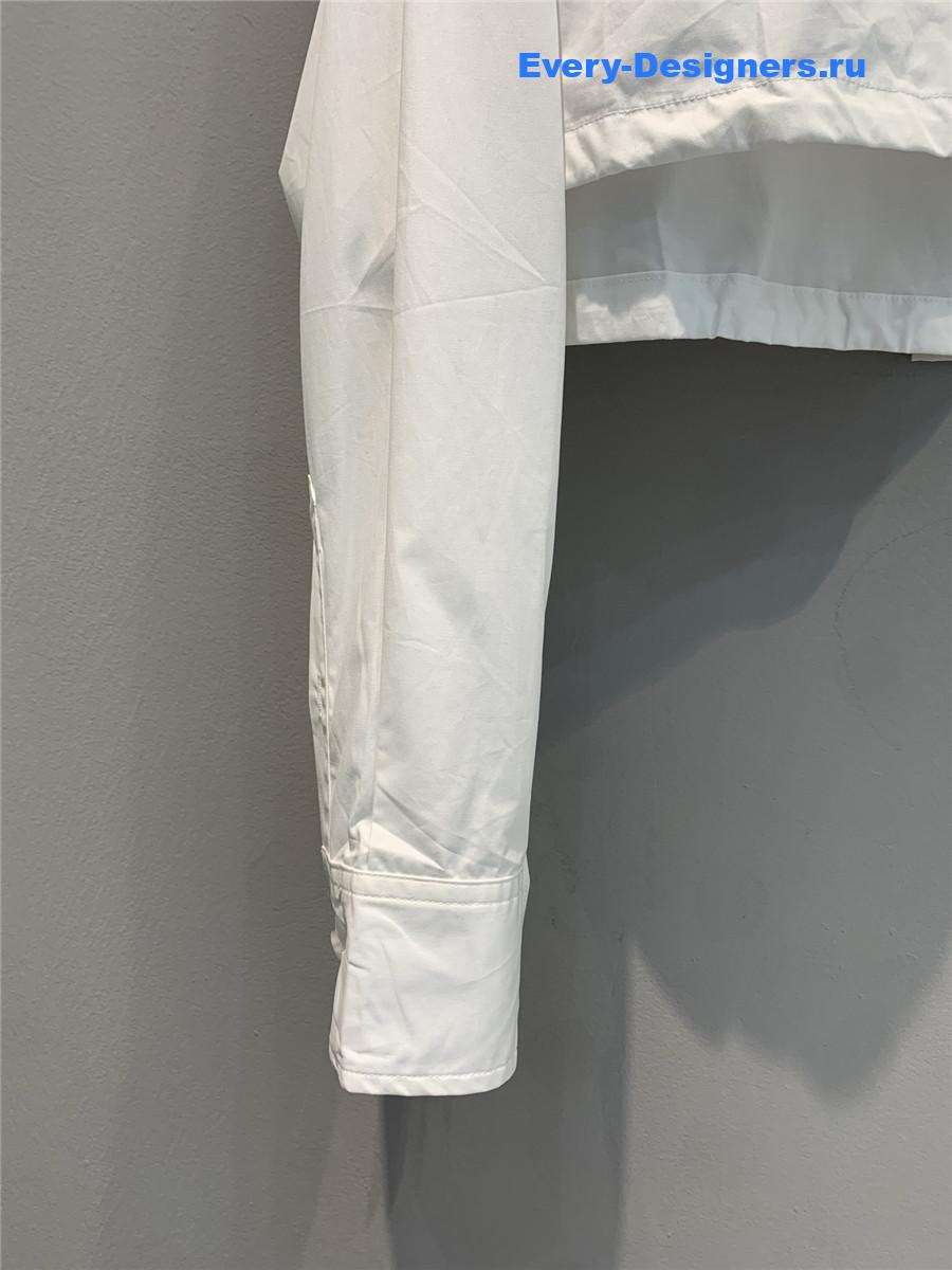 A1exa*der wang white cropped shirt