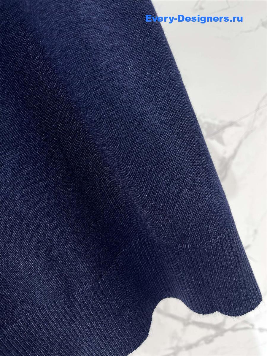 Miu Miu Navy Polo Sweater