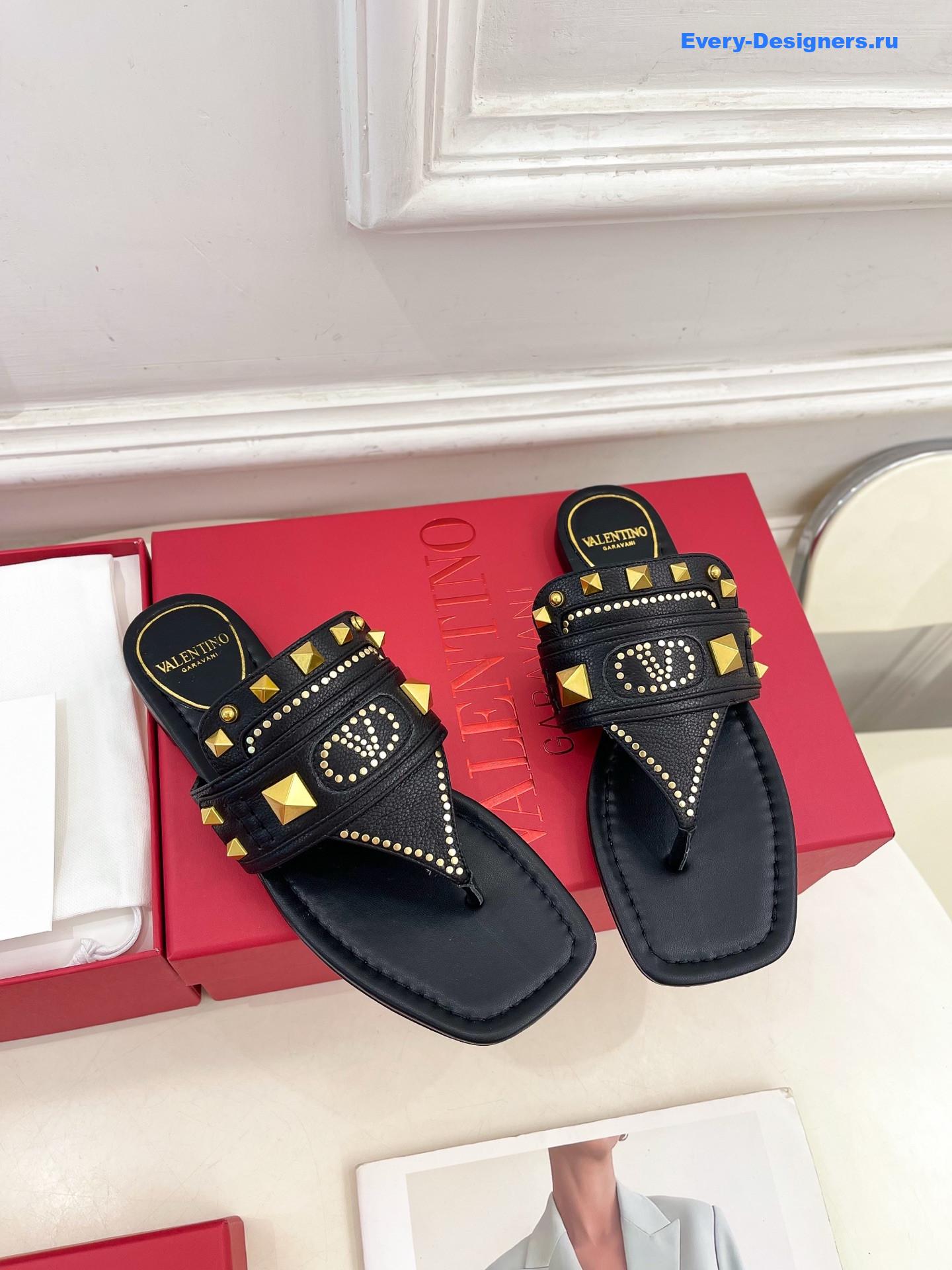 Va1e*ntin0 plaster caster sandals black