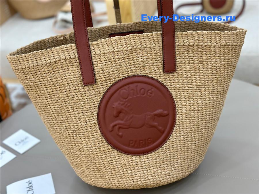 Chloé Horse Medal Basket Bag