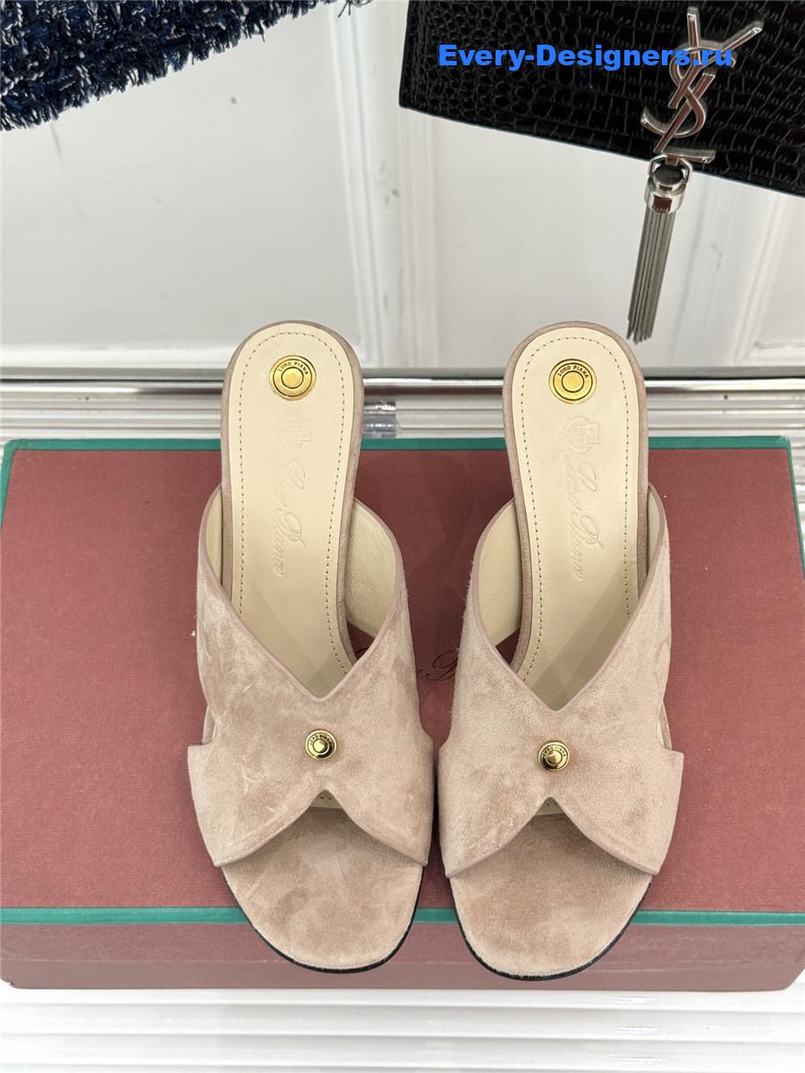 L0r0 P1ana vera sandals beige