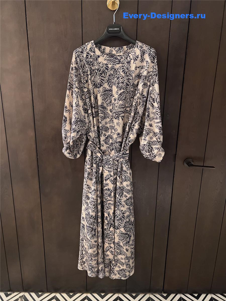 L0r0 P1ana silk maxi shirtdress