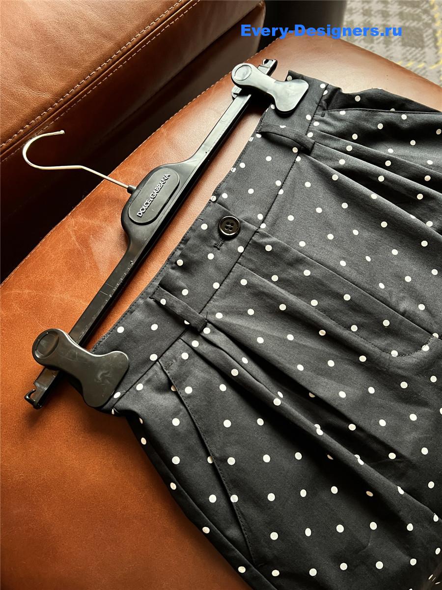 Dolce & Gabbana Polka-Dot Cotton Shorts