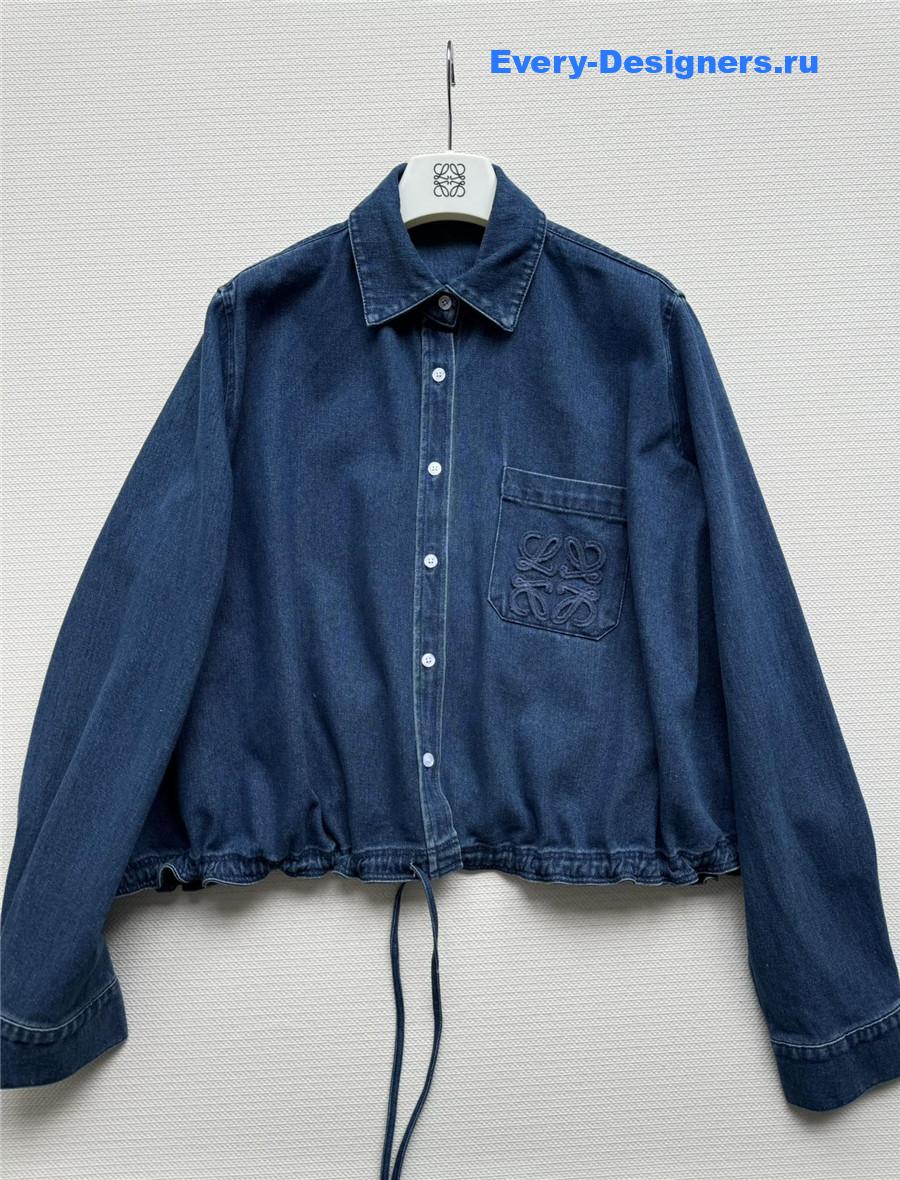 L0ew* blue denim jacket