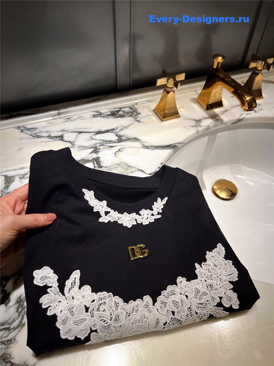 Dolce & Gabbana DG Logo T-Shirt  Black