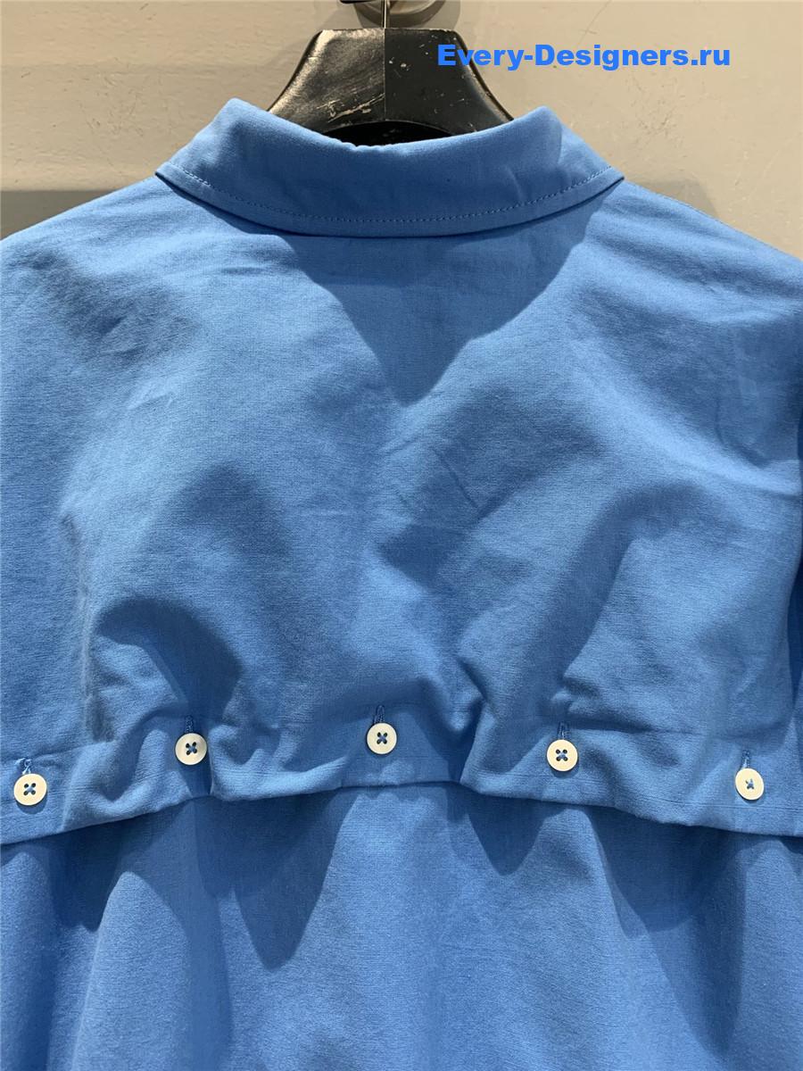 Miu Miu Blue Blouson Jacket
