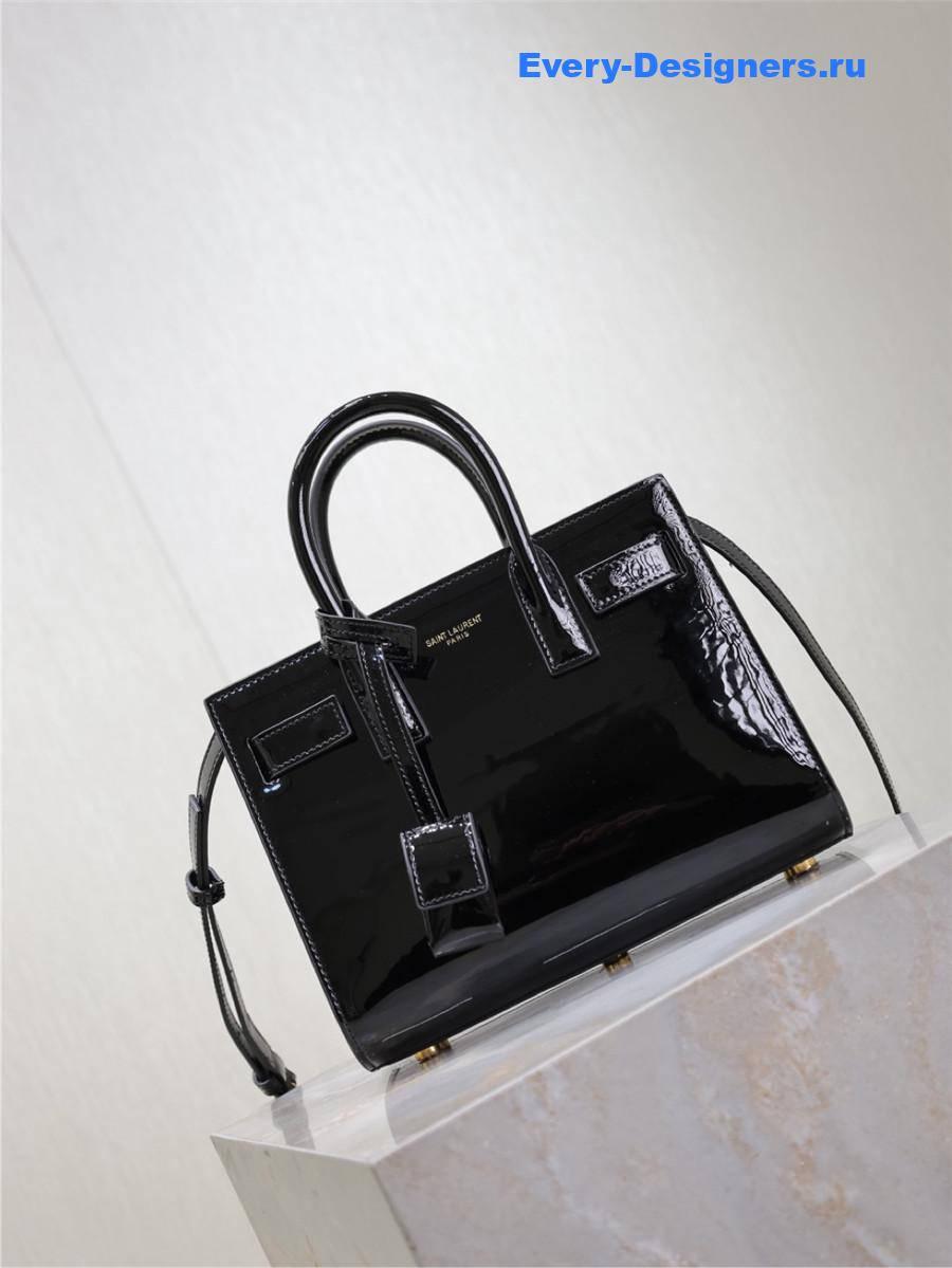 Sa1nt Lau*nt black sac de jour bag