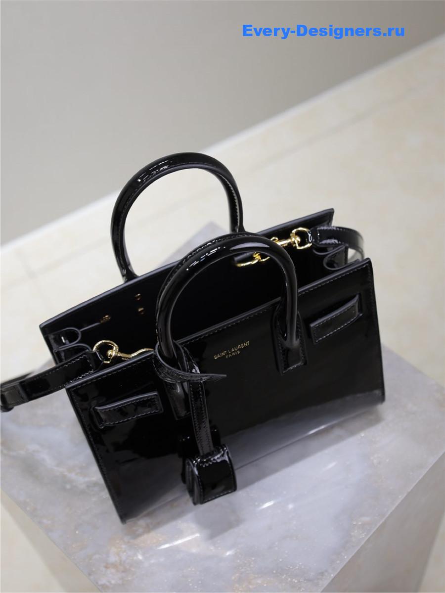 Sa1nt Lau*nt black sac de jour bag
