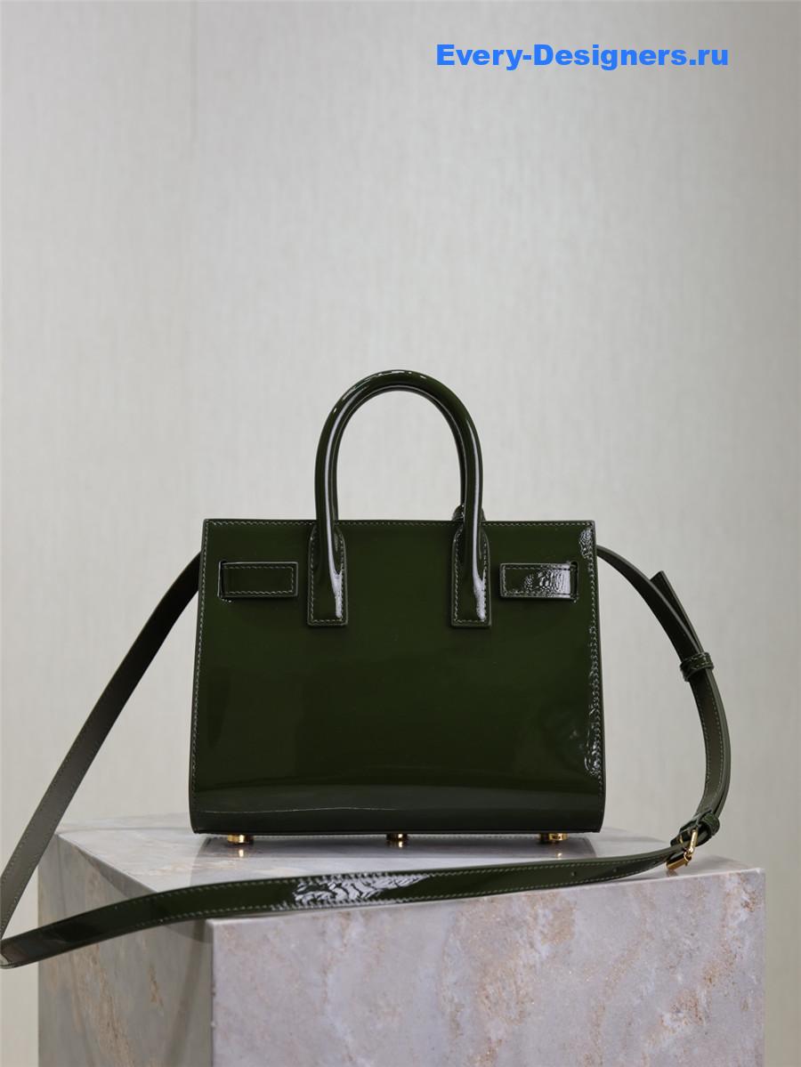 Sa1nt Lau*nt green sac de jour bag