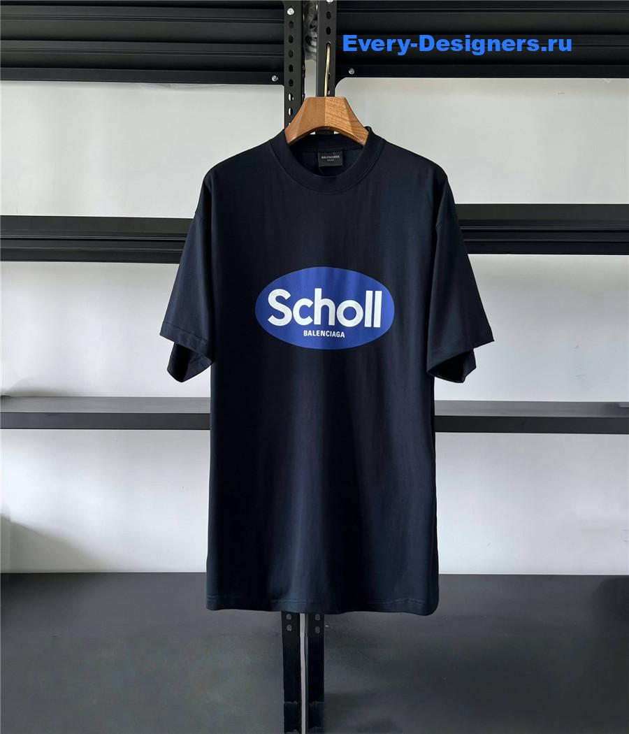 Ba1en*iaga black sponsor logo tee