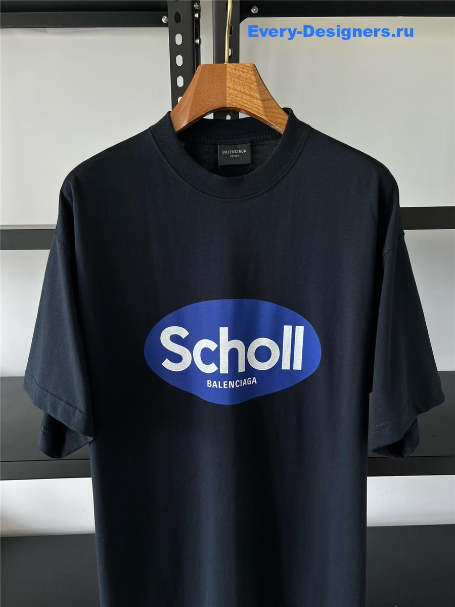Ba1en*iaga black sponsor logo tee