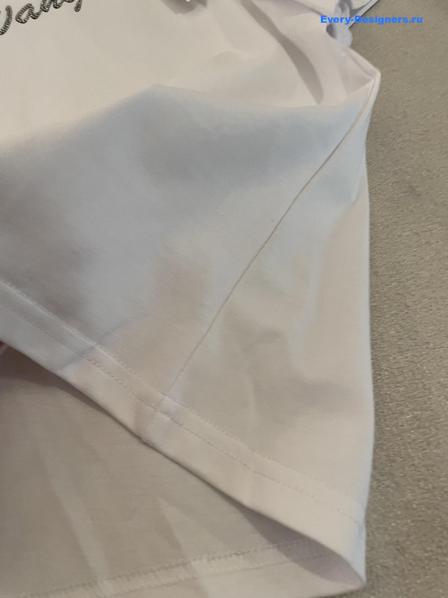 A1exa*der wang white crystal tee