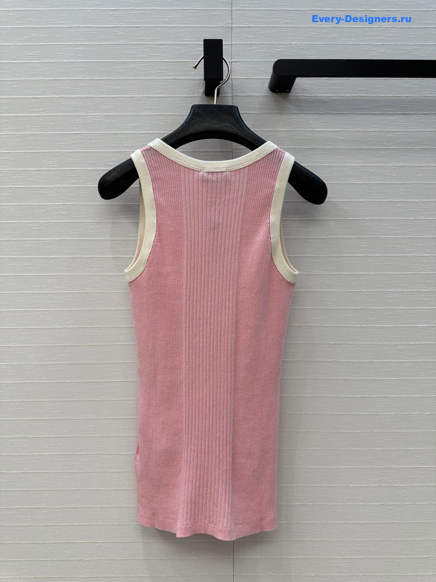 Ch**el pink silk camisole