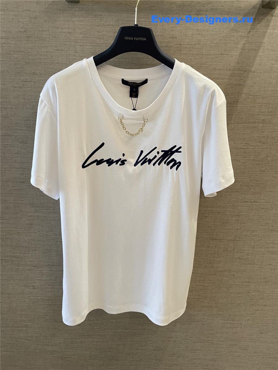 l0vis Vvtt0n white embroidered top