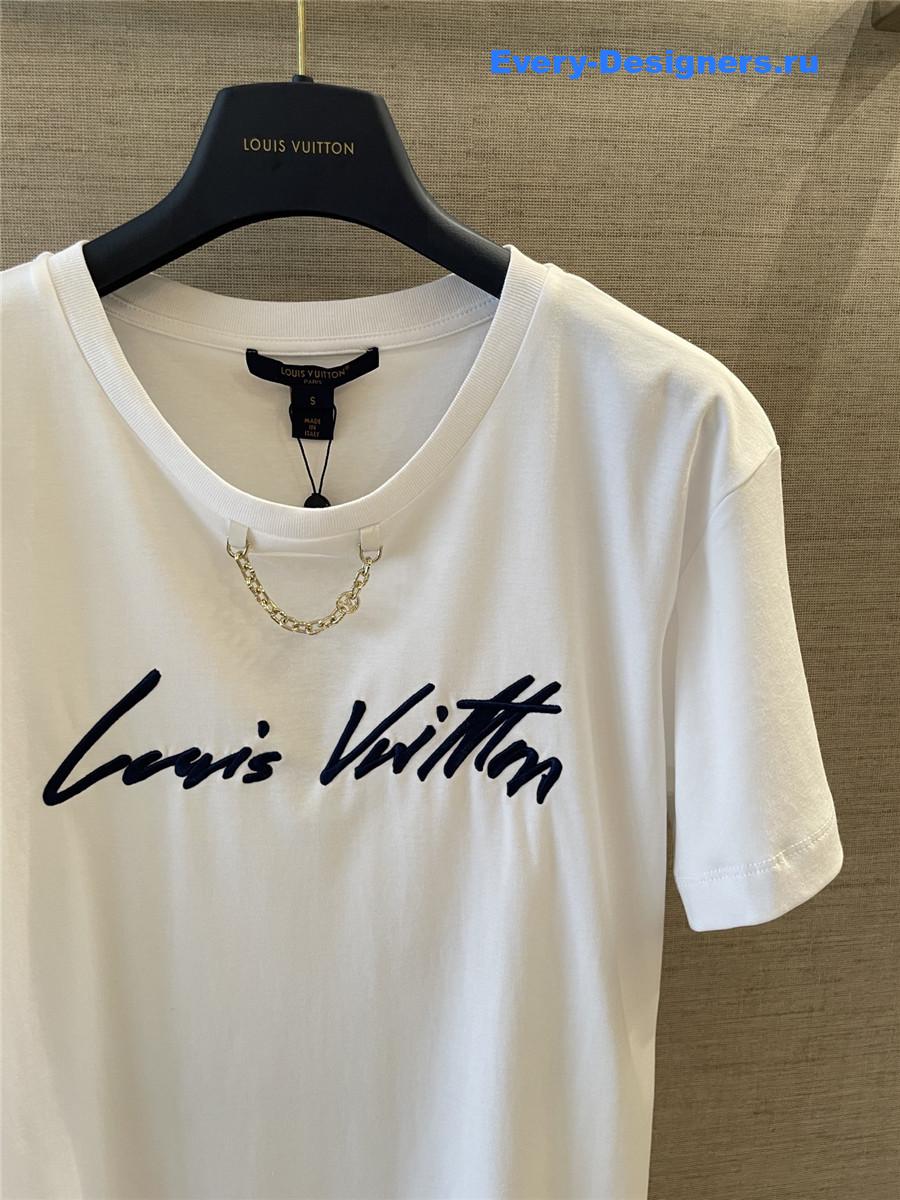 l0vis Vvtt0n white embroidered top