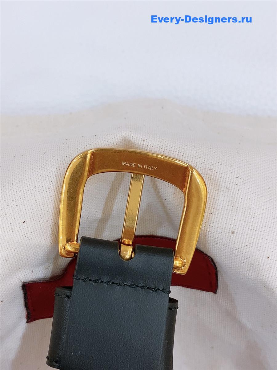 Va1e*ntin0 nano stripe belt