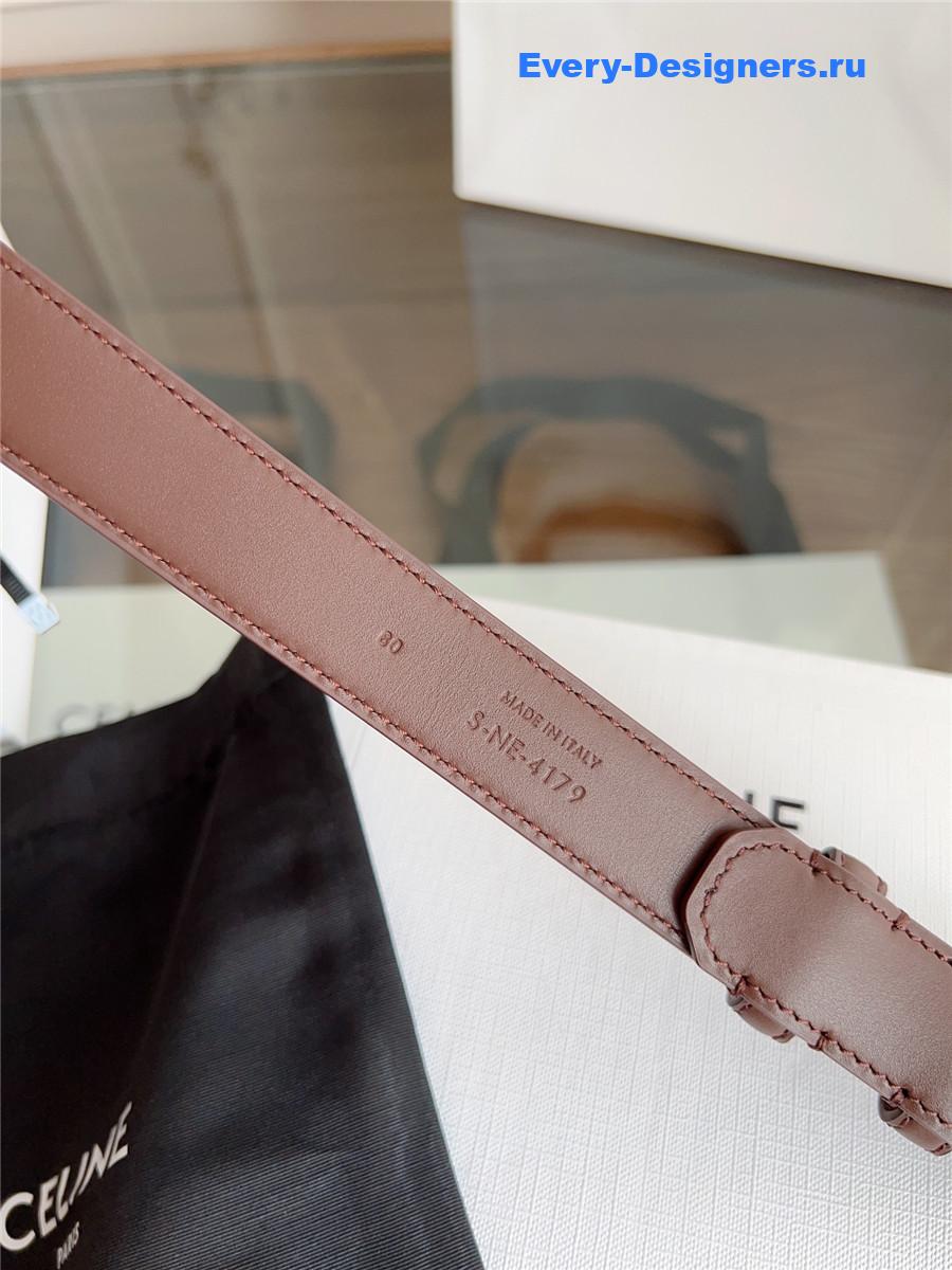 Ce1i*e classic brown leather belt