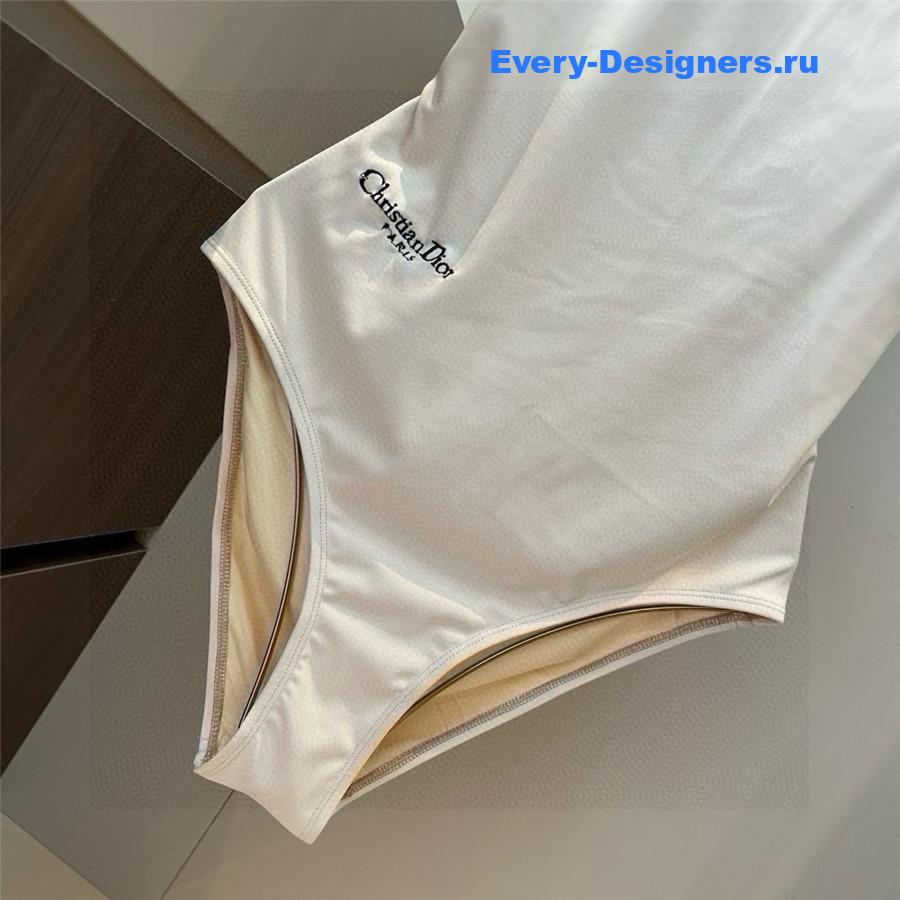 D10r beige one-piece swimsuit