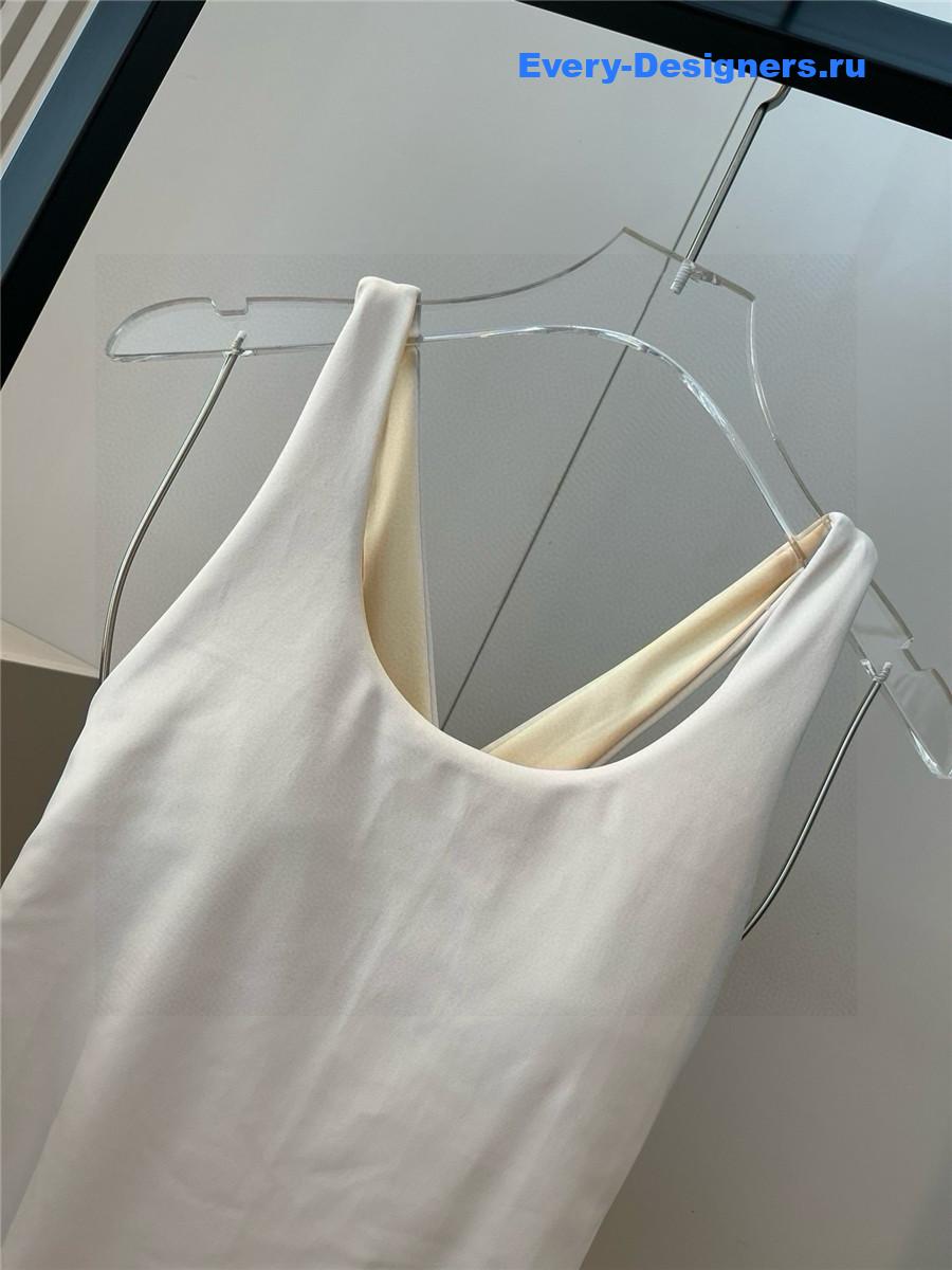 D10r beige one-piece swimsuit