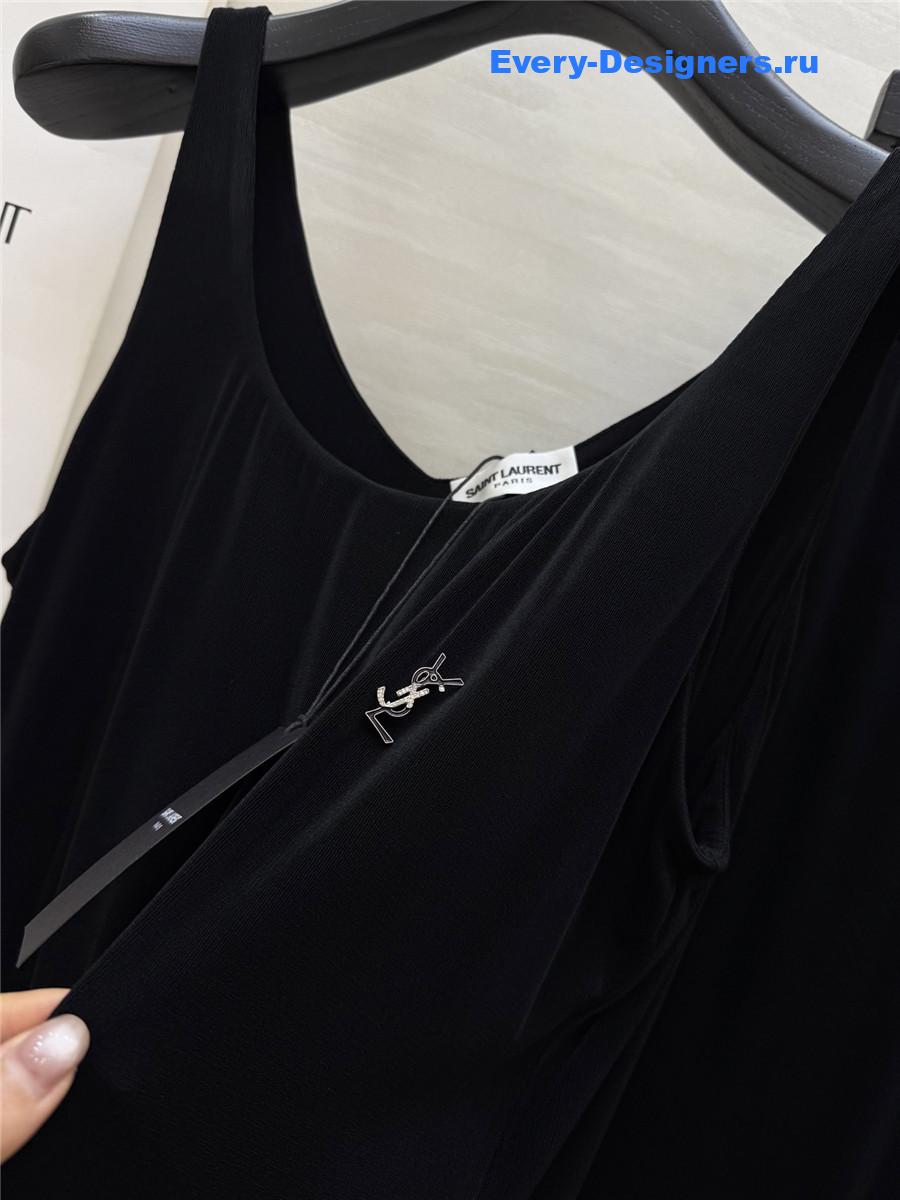 Sa1nt Lau*nt black vest suit