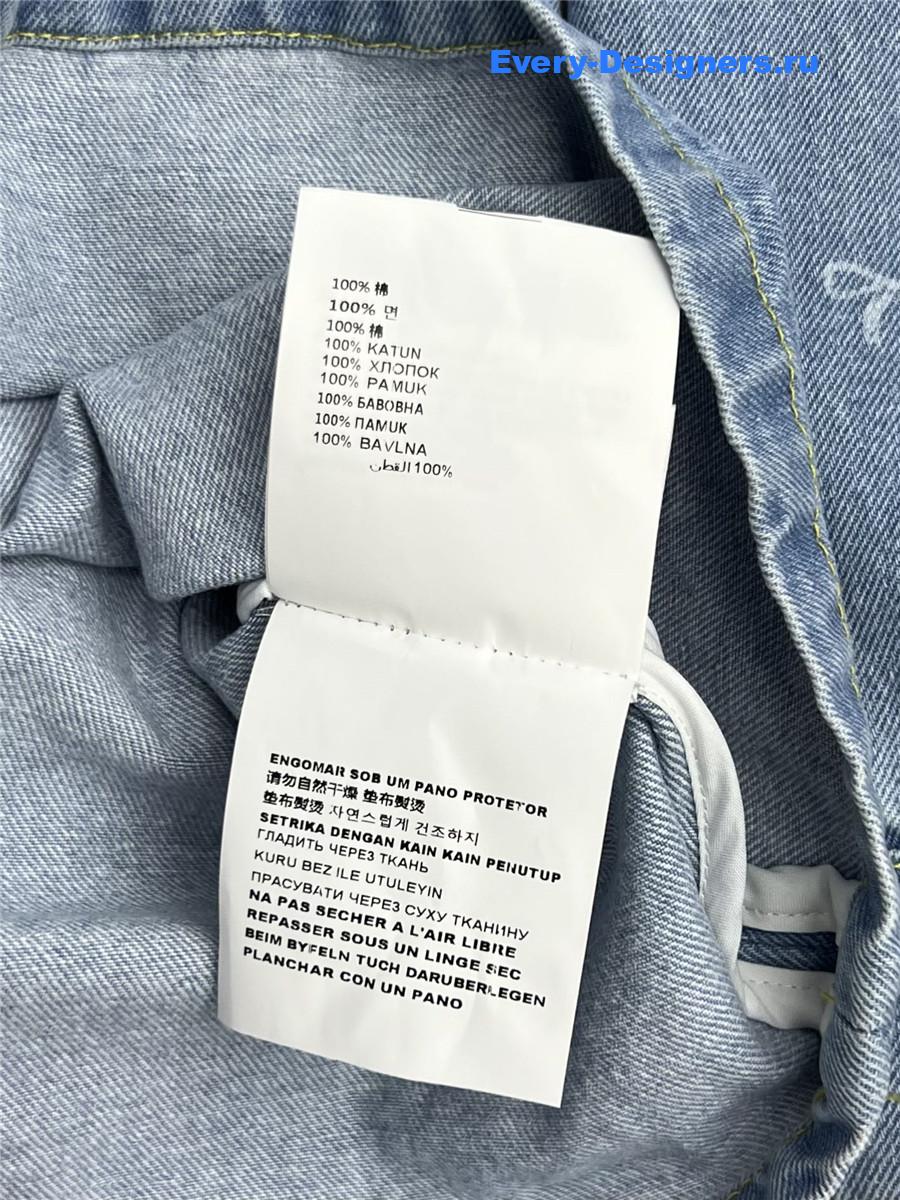 Miu Miu Bow Denim Dress