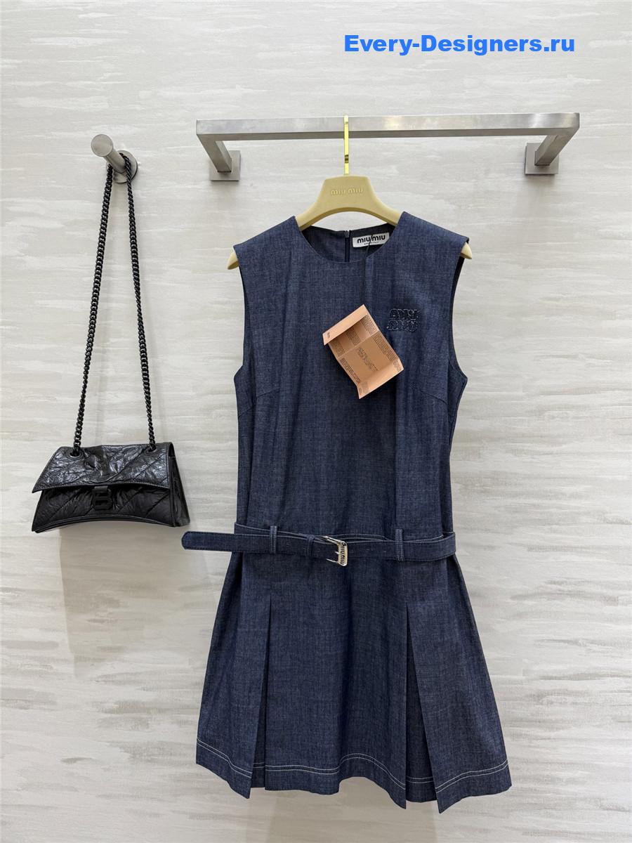 Miu Miu Denim Shift Dress