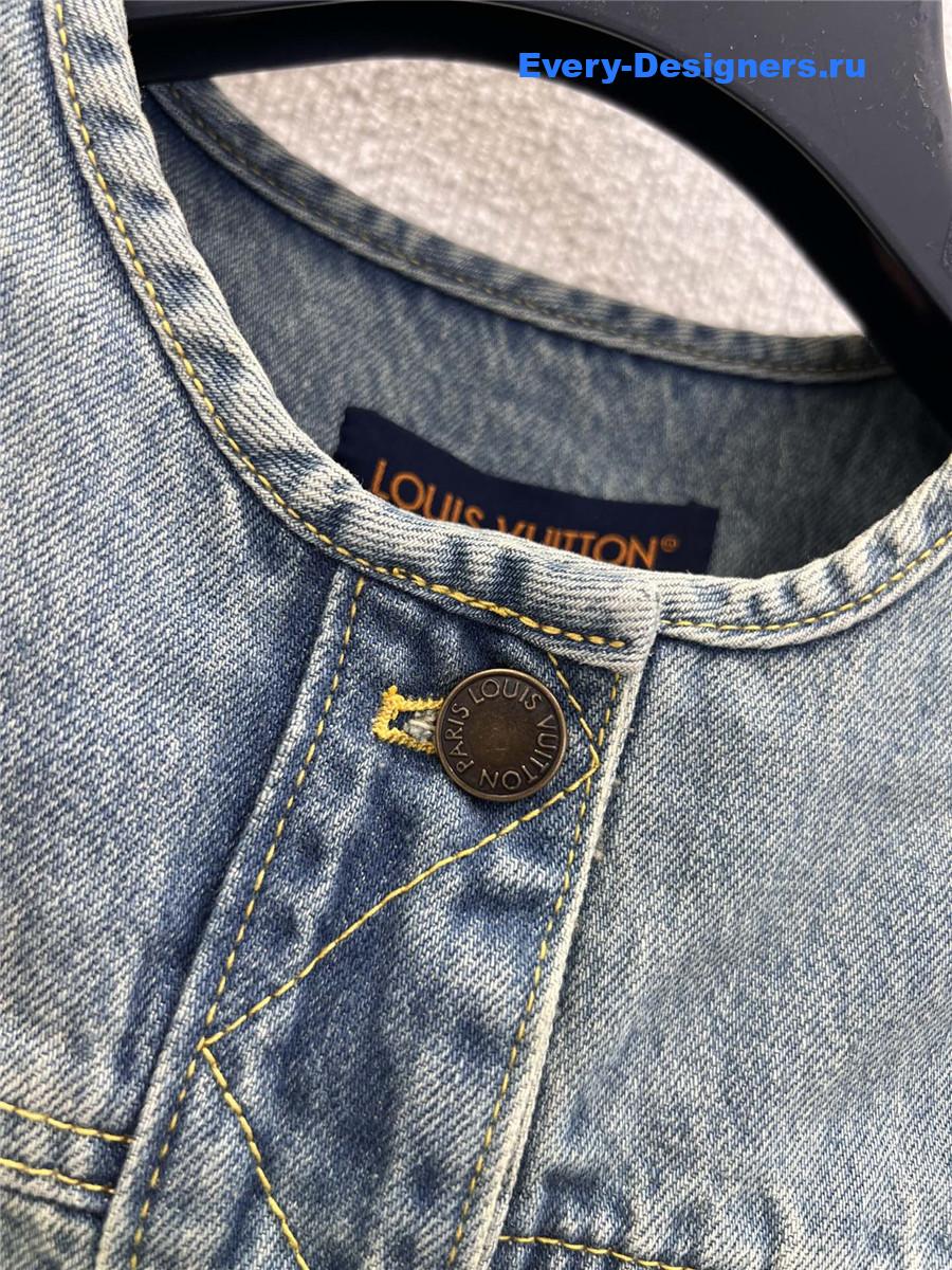 l0vis Vvtt0n fitted denim jacket women