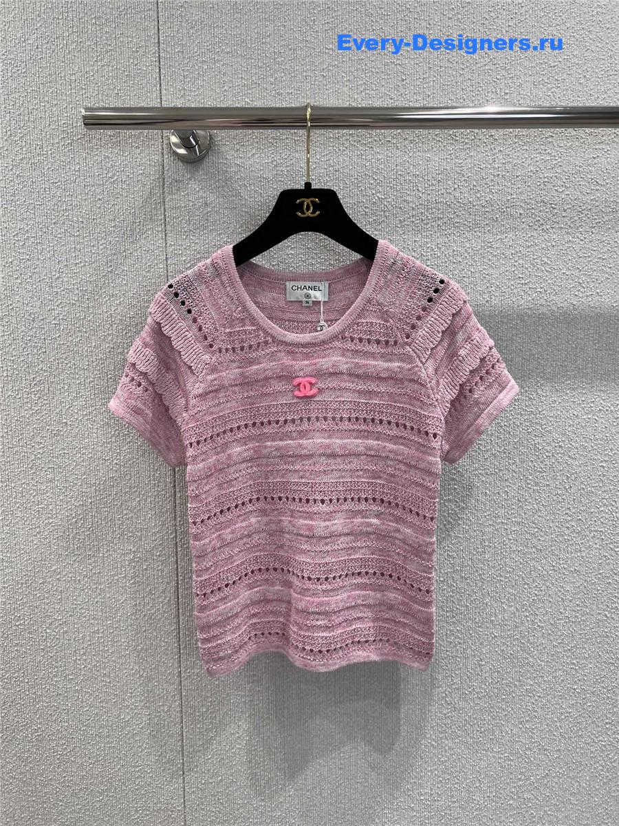 Ch**el striped knit top