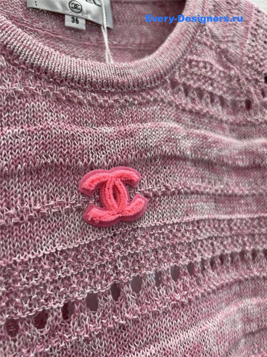 Ch**el striped knit top