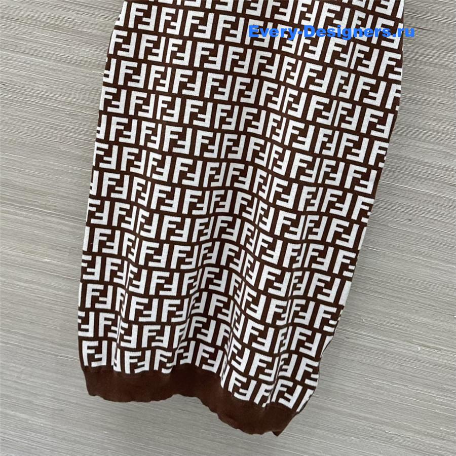 F**di ff zucca knit dress