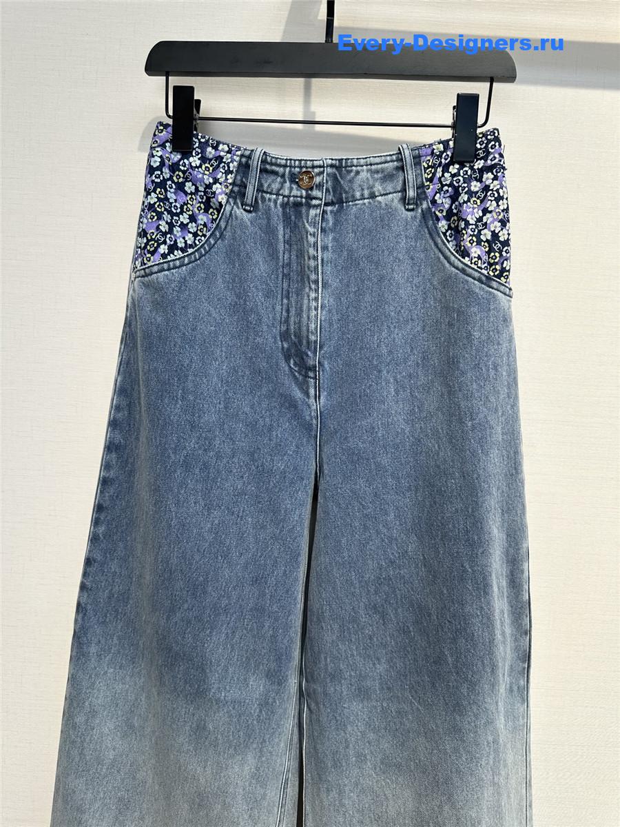 Ch**el crystal blue jeans