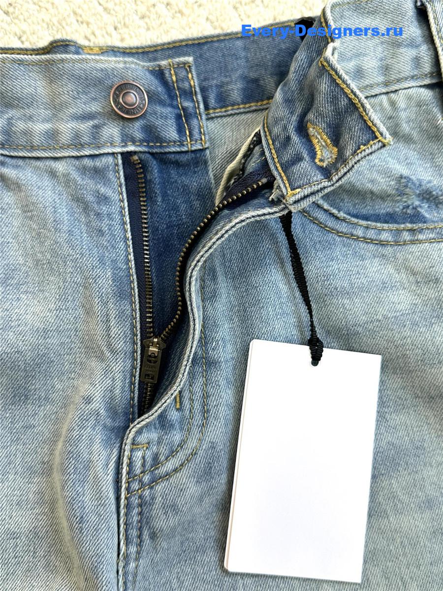 Ce1i*e blue denim shorts