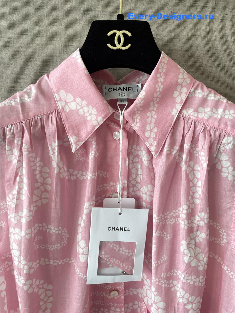 Ch**el coco beach pink vest