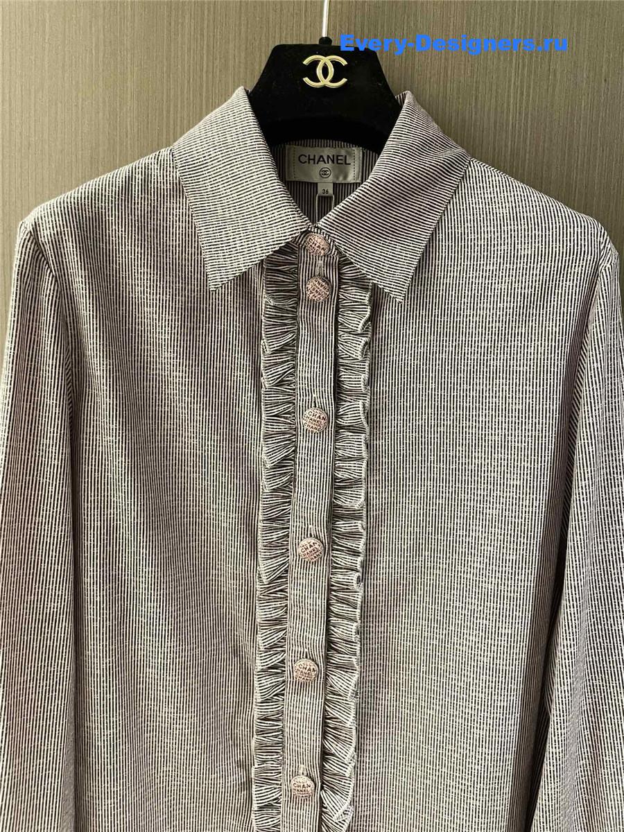 Ch**el grey lace shirt