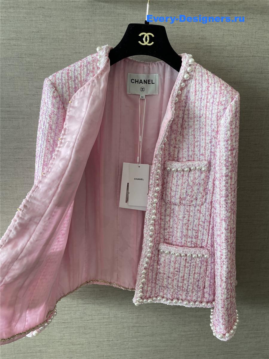 Ch**el pink pearl jacket