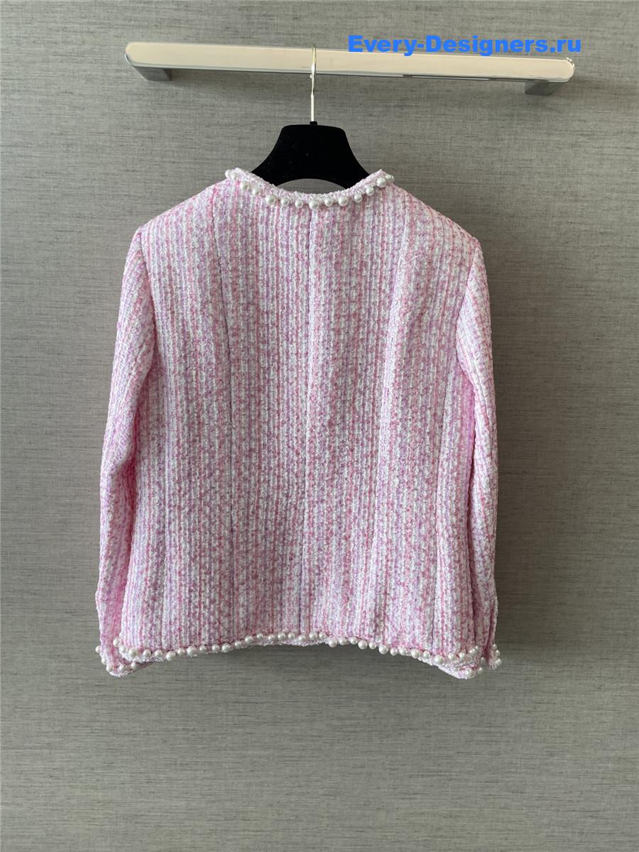 Ch**el pink pearl jacket