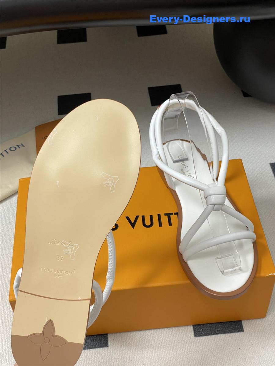 l0vis Vvtt0n white rivage sandals