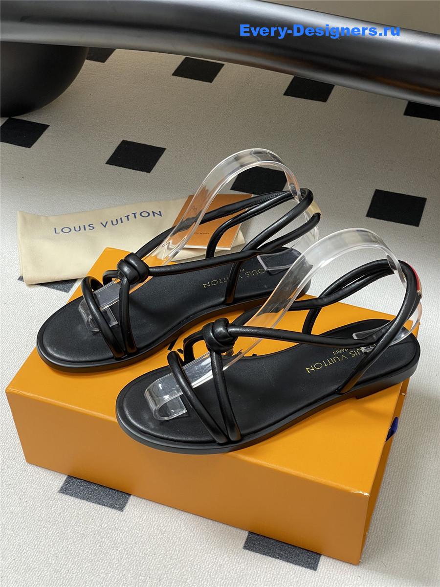 l0vis Vvtt0n black rivage sandals