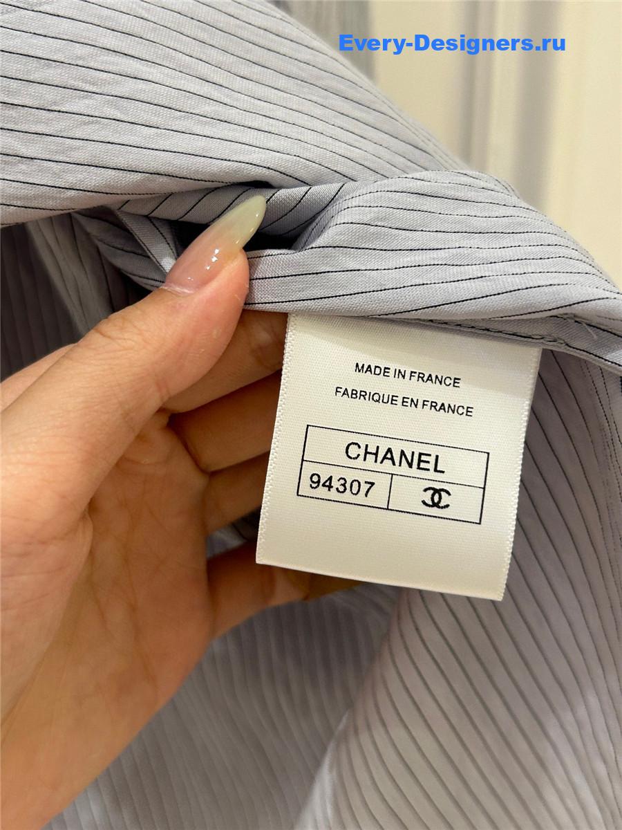 Ch**el classic stripe shirt