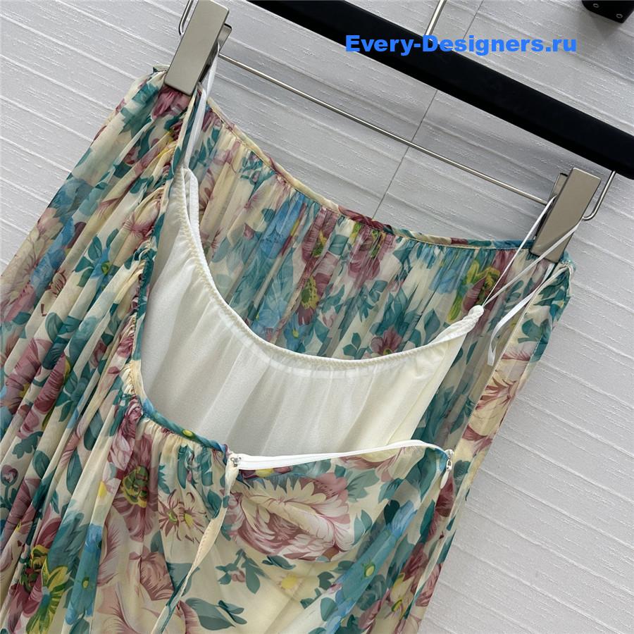 Chloé Silk Chiffon Maxi Skirt