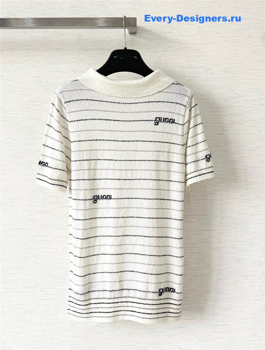Gvc*1 striped polo shirt