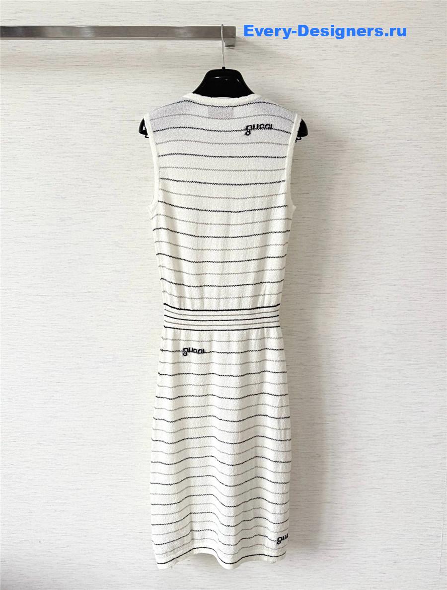 Gvc*1 striped cotton dress