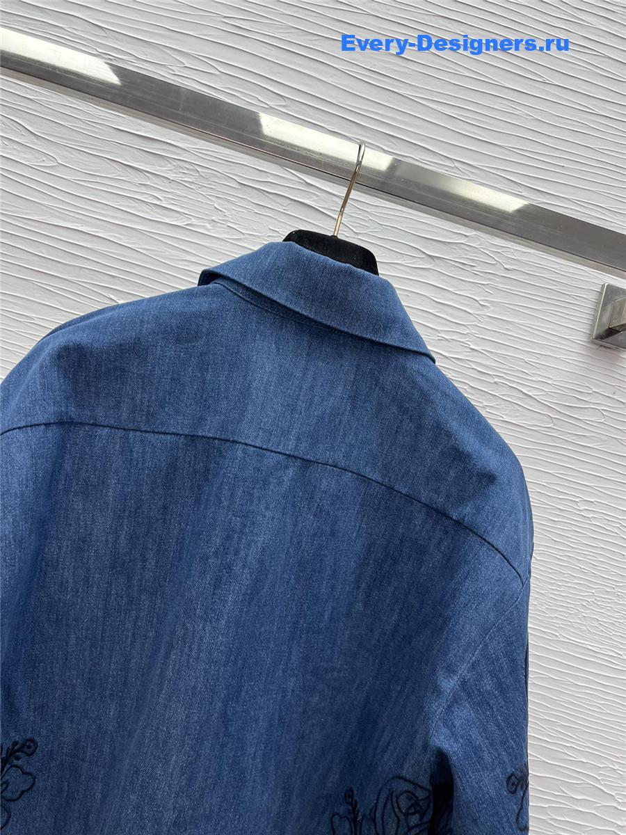 Zimm Coco Embroidered Denim Shirt