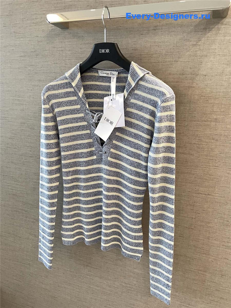 D10r linen striped top