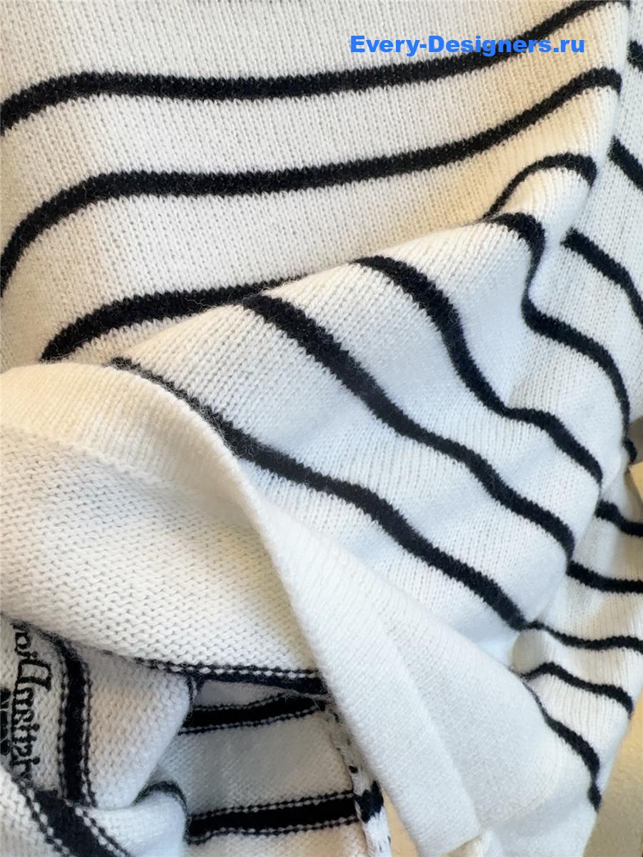 D10r striped wool sweater